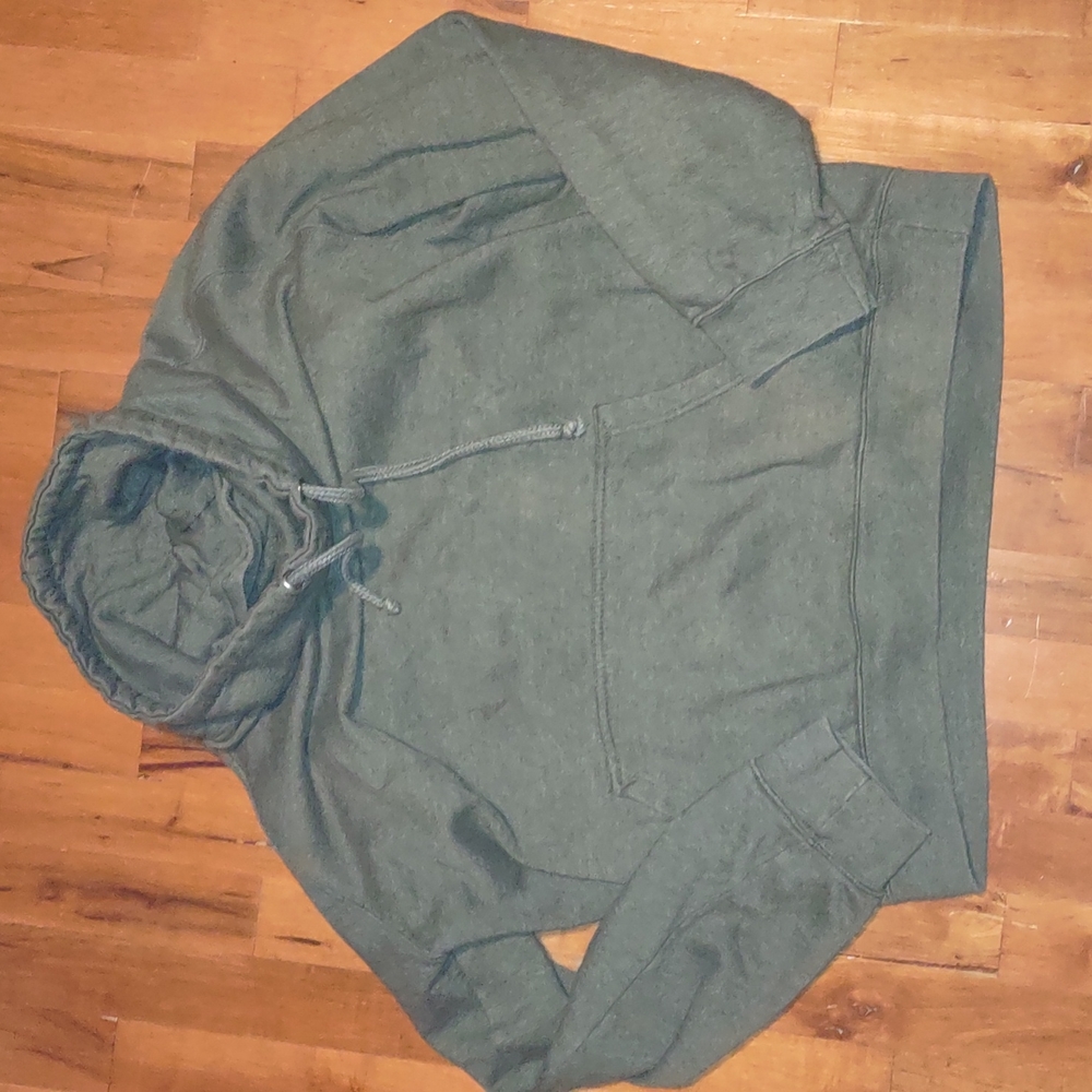 Carbon Green Turtleneck hoodie